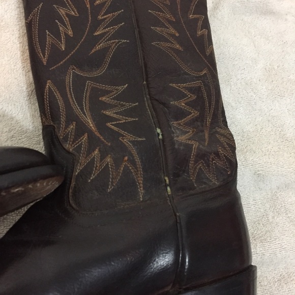 ACNE Western Cowboy boots Mens size 8.5 D - Picture 6 of 8